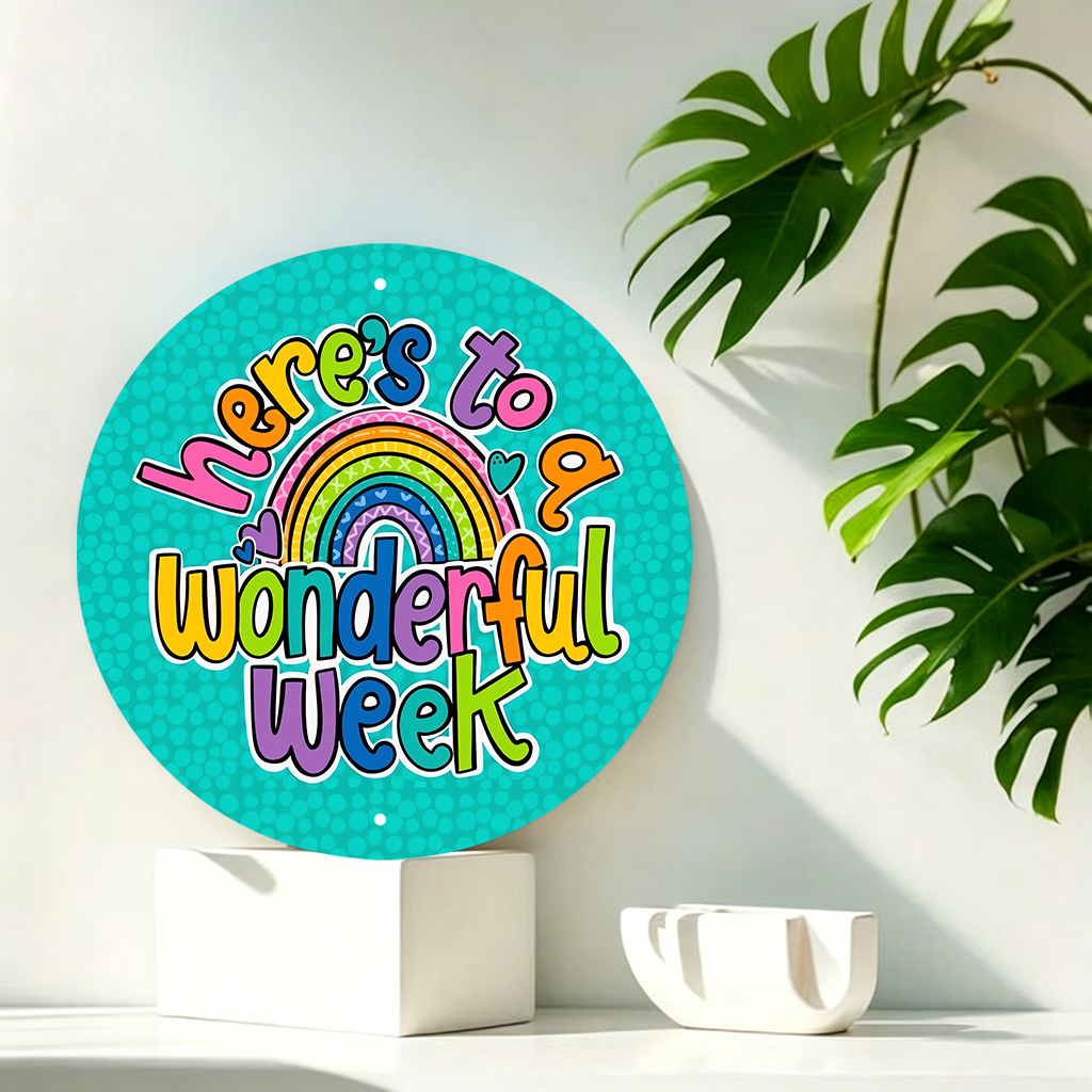 Lighting Decor Home - JIT 1-pc Light cyan rainbow YOU