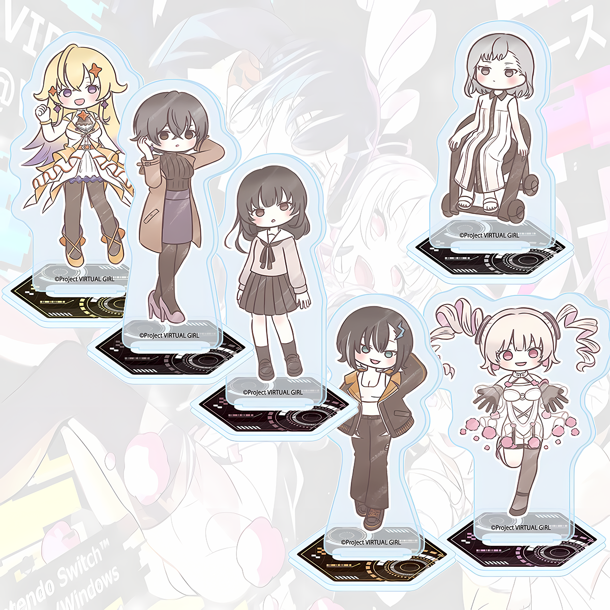 Nova Decor & Lighting Vase - Anime Virtual Girl @ World's End