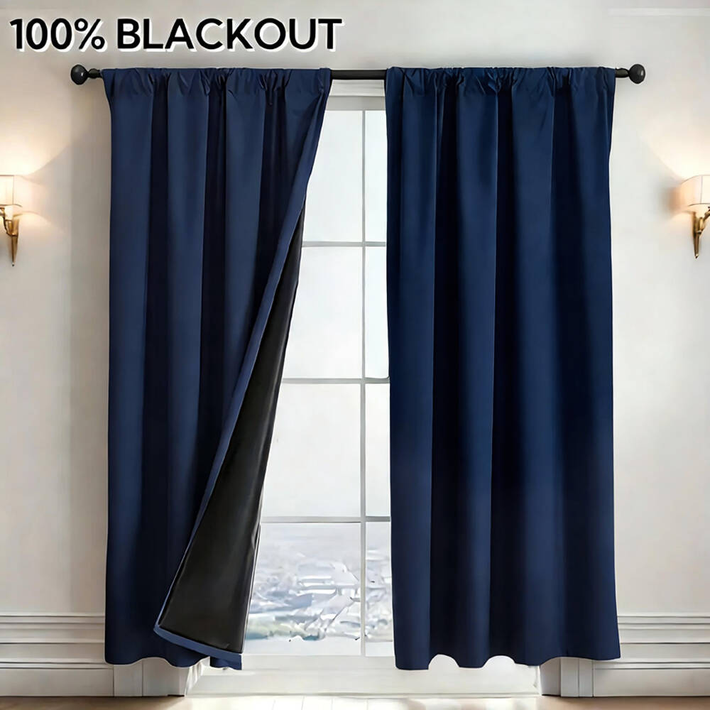 1pc 100% Blackout Curtain with - Lighting Decor Ideas avaliação e preço