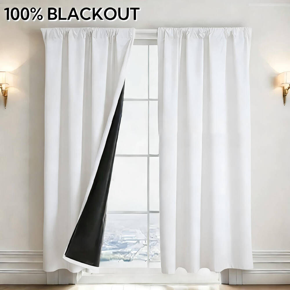 1pc 100% Blackout Curtain with - Lighting Decor Ideas avaliação e preço