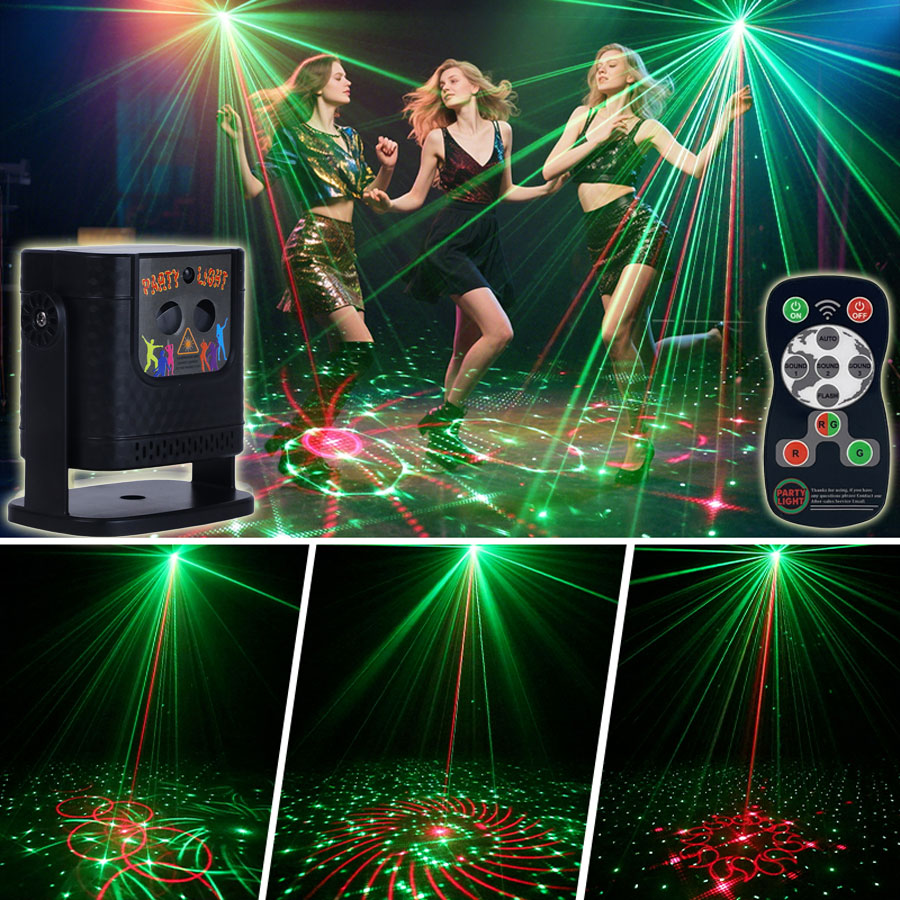 YSHR10 60 Patterns R&G Laser B - Lighting Effect Home Decor avaliação e preço