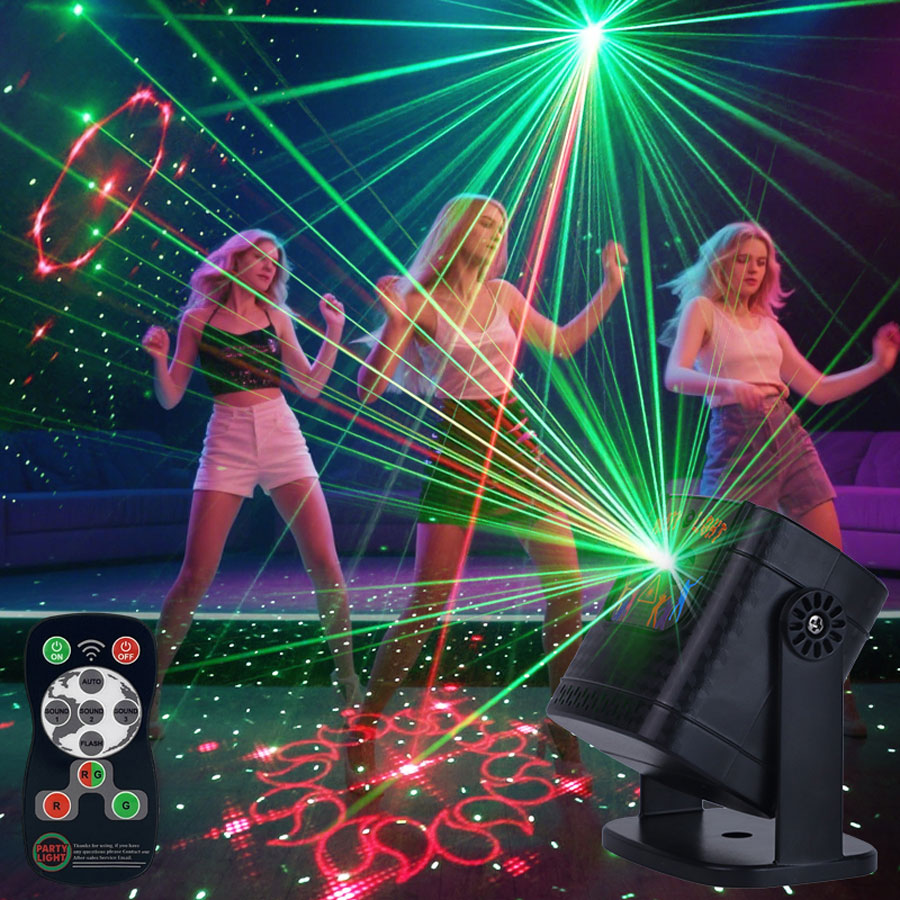 YSHR10 60 Patterns R&G Laser B - Lighting Effect Home Decor avaliação e preço