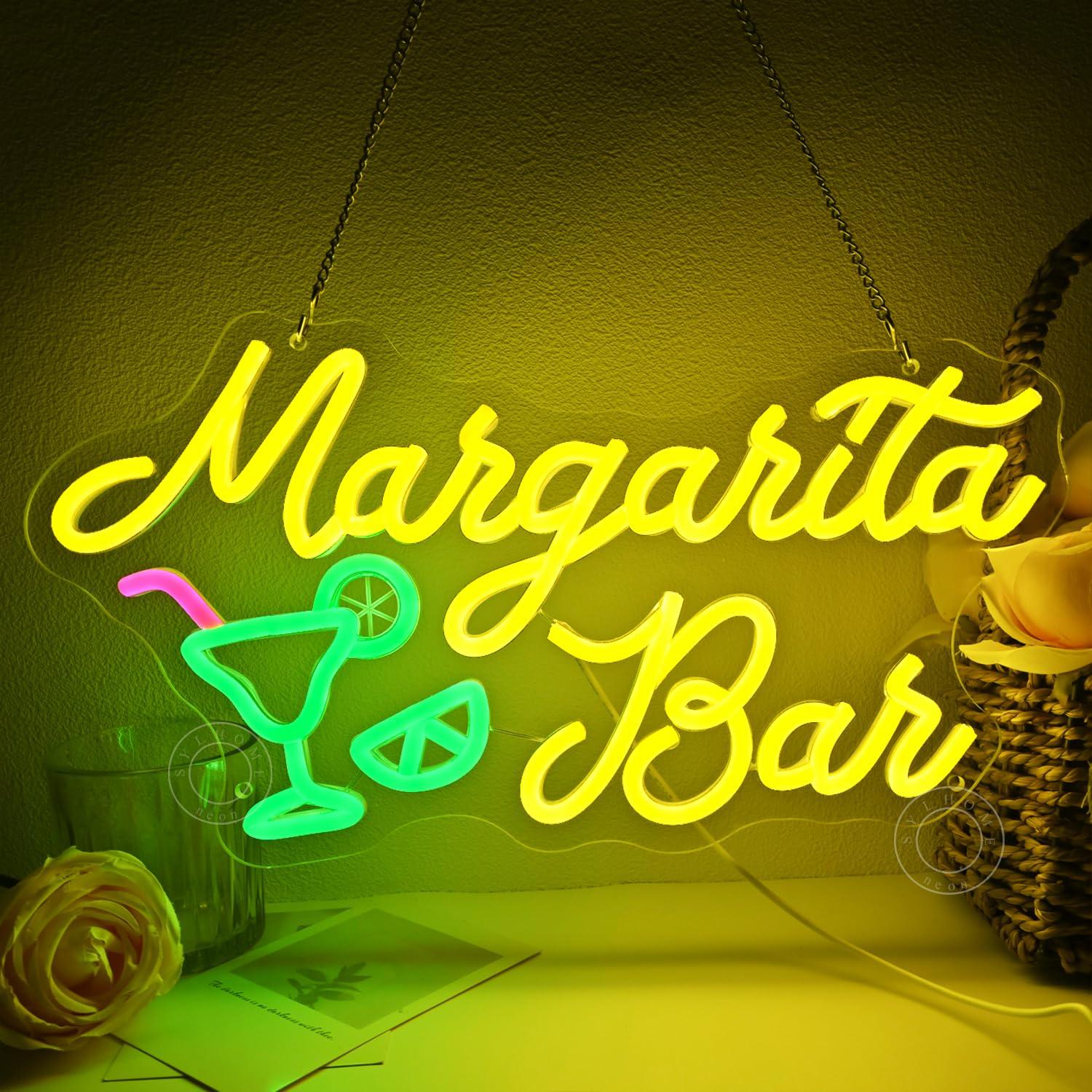Margarita Bar Neon Sign Dimmab - Lighting Decor Home avaliação e preço