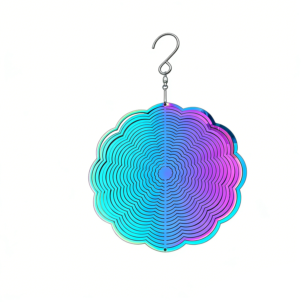 Gradient Wind Chime Pendant Fl - Lighting Effect Home Decor avaliação e preço