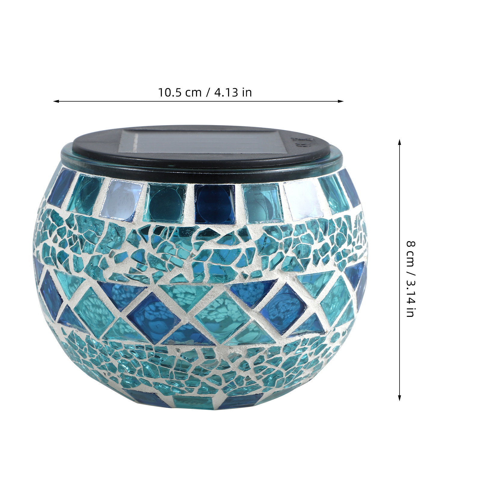 Mosaic Light Solar Glass Decor - Decor Lighting Solution avaliação e preço