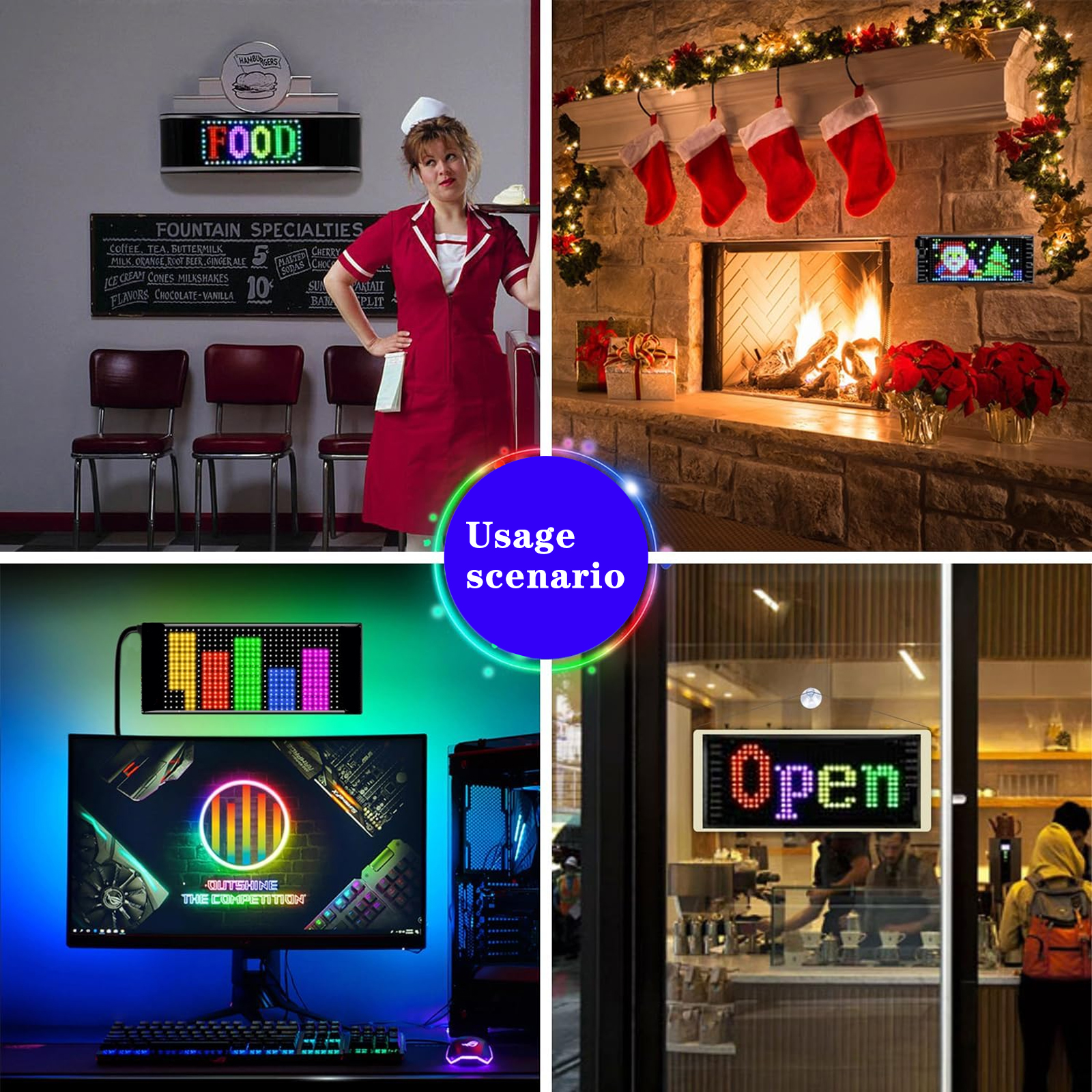 Programmable Flexible LED Sign - Lighting Decor Ideas avaliação e preço