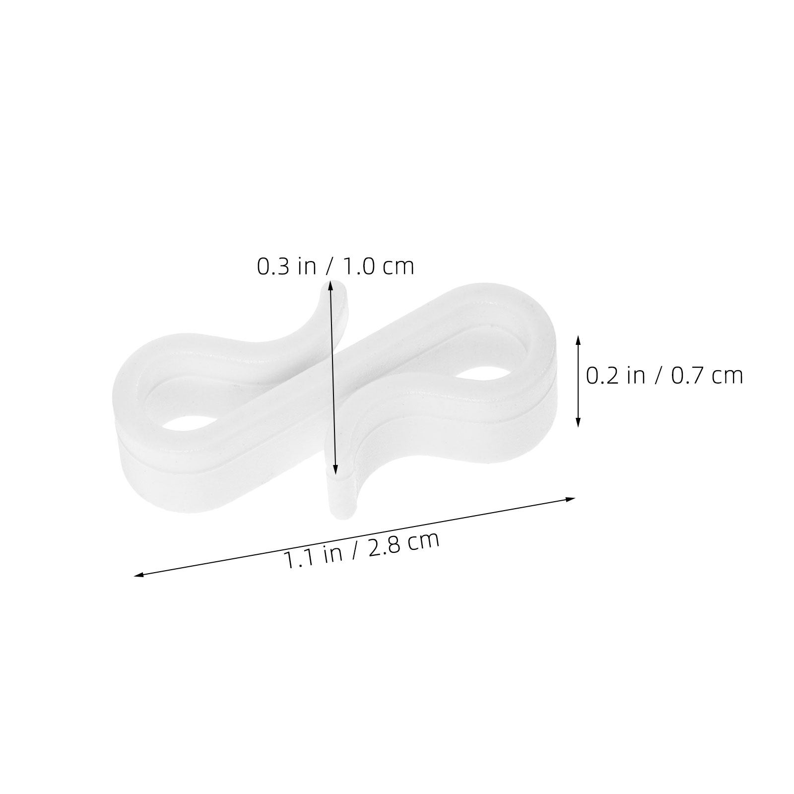30Pcs Plastic Gutter Hooks for - Decor Lighting Solution avaliação e preço