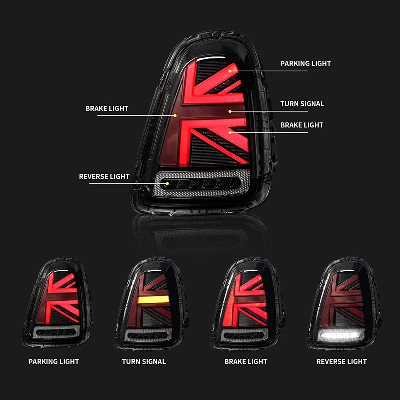 2PCS Full LED Tail Lights For  - Union Lighting & Decor Photos avaliação e preço