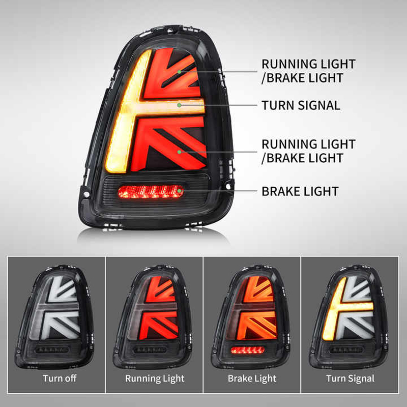 2PCS Full LED Tail Lights For  - Union Lighting & Decor Photos avaliação e preço
