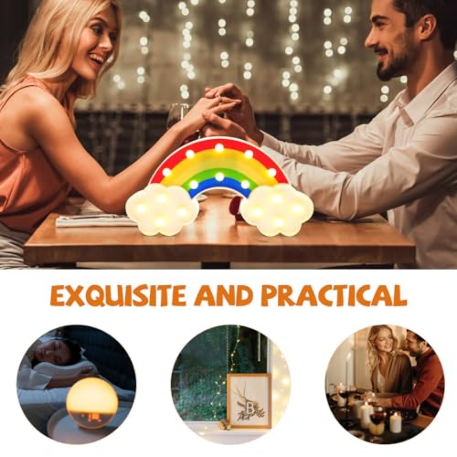 LED Rainbow Desk Light Bedside - Lighting Decor Home avaliação e preço