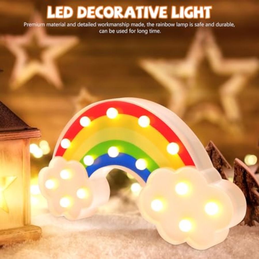 LED Rainbow Desk Light Bedside - Lighting Decor Home avaliação e preço