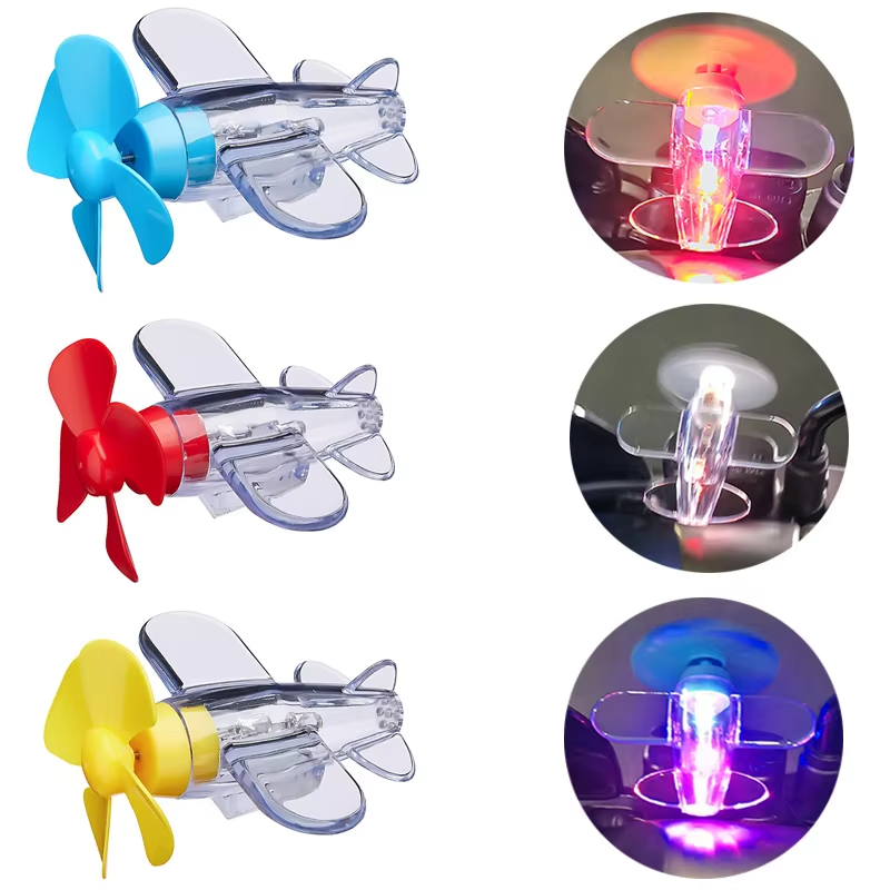 Wind Powered LED Airplane Orna - Lighting Decor Ideas avaliação e preço
