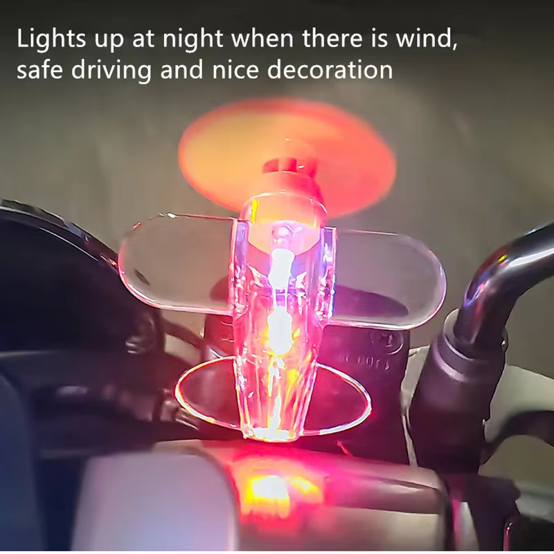 Wind Powered LED Airplane Orna - Lighting Decor Ideas avaliação e preço