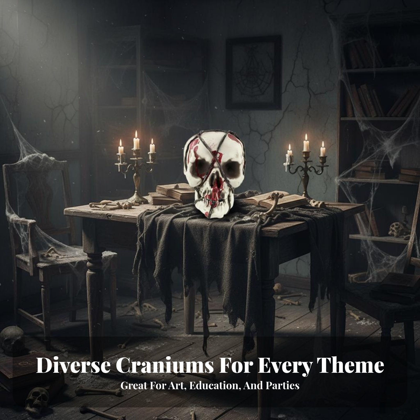 Realistic Skull Model Horror T - Lighting Decor Home avaliação e preço