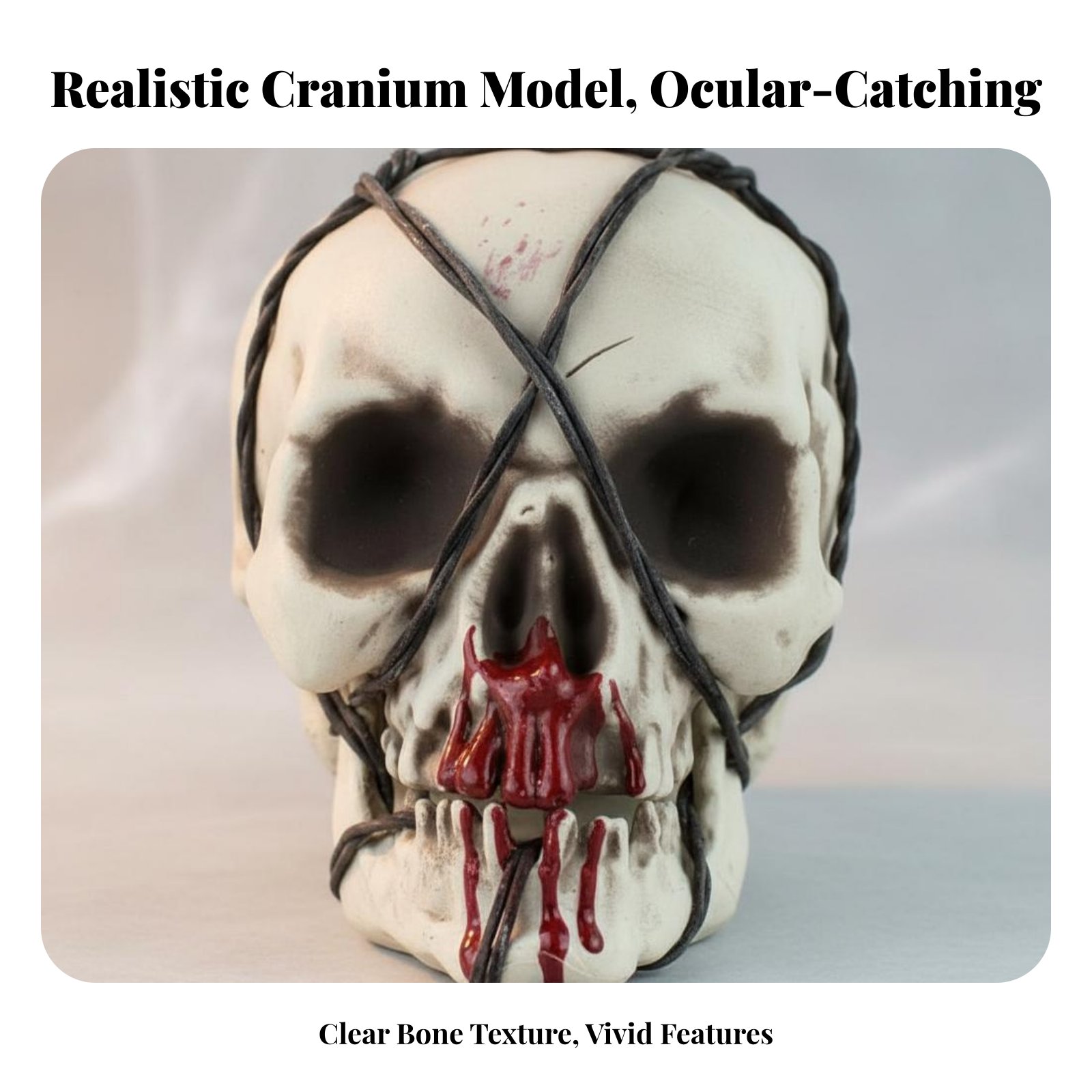 Realistic Skull Model Horror T - Lighting Decor Home avaliação e preço