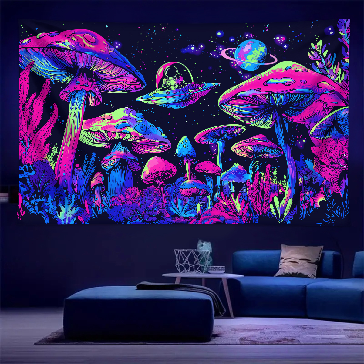 1pc Fluorescent mushroom tapes - Lighting Decor Ideas avaliação e preço