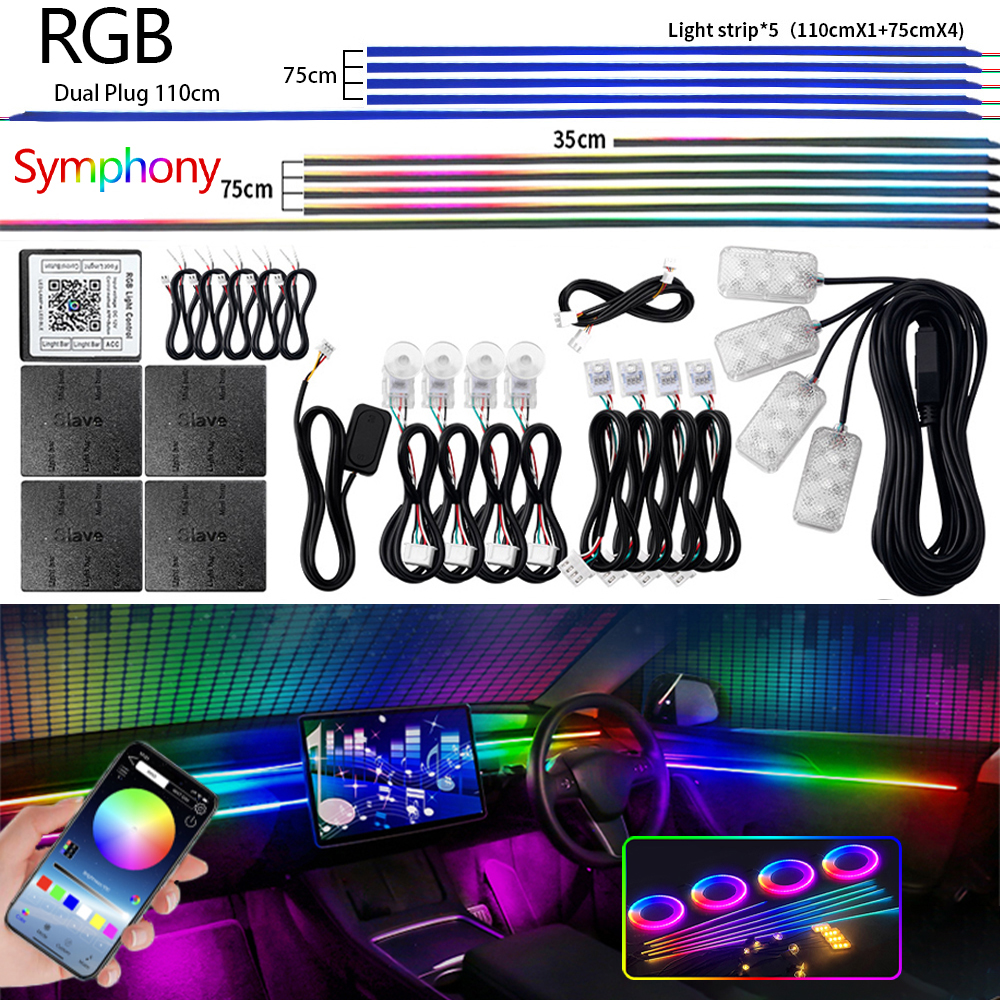Universal Led Car Ambient Ligh - Lighting Decor Ideas avaliação e preço