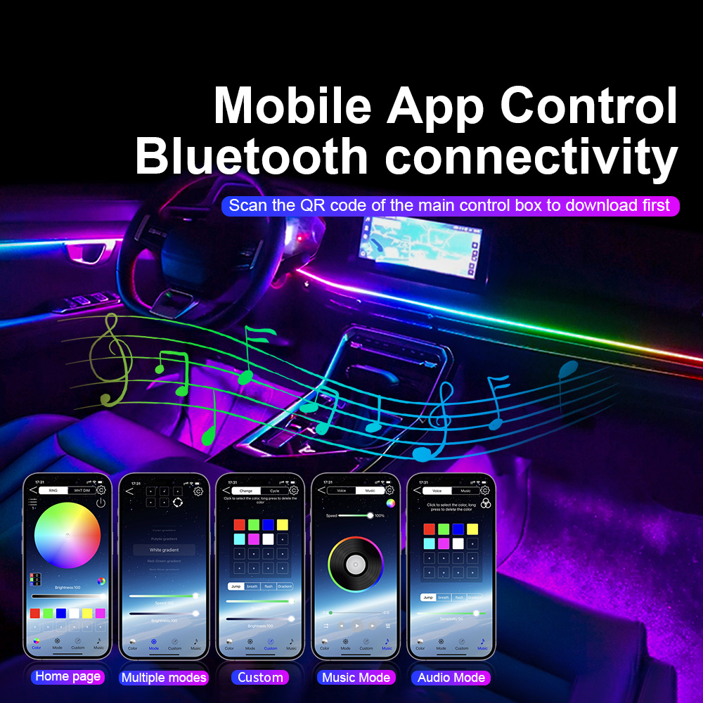 Universal Led Car Ambient Ligh - Lighting Decor Ideas avaliação e preço
