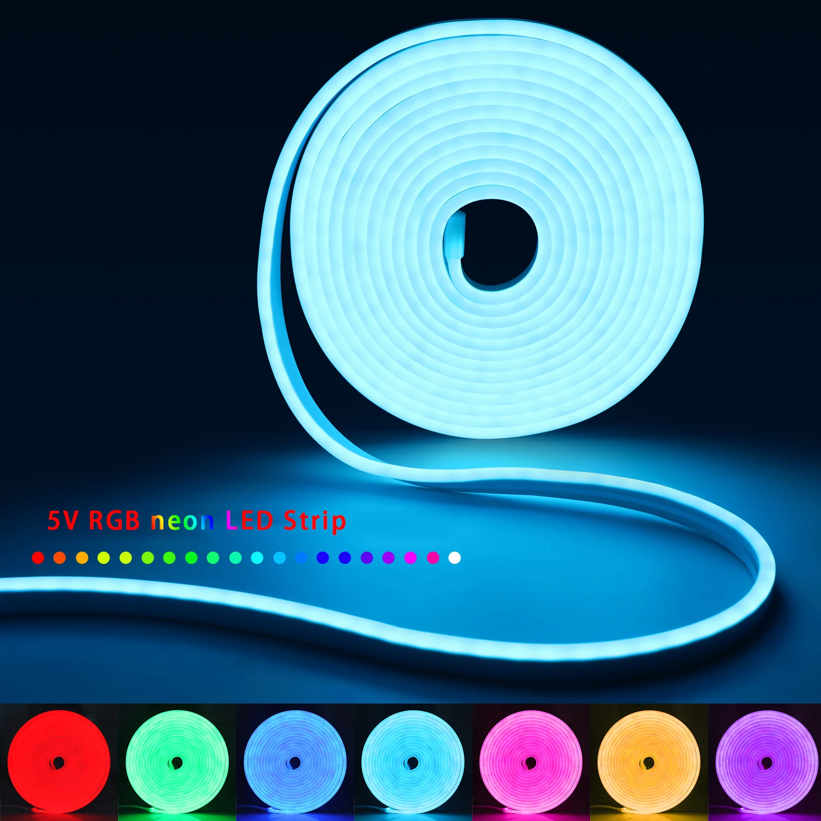 1-5m RGB LED Neon Strip Light  - Lighting Decor Home avaliação e preço