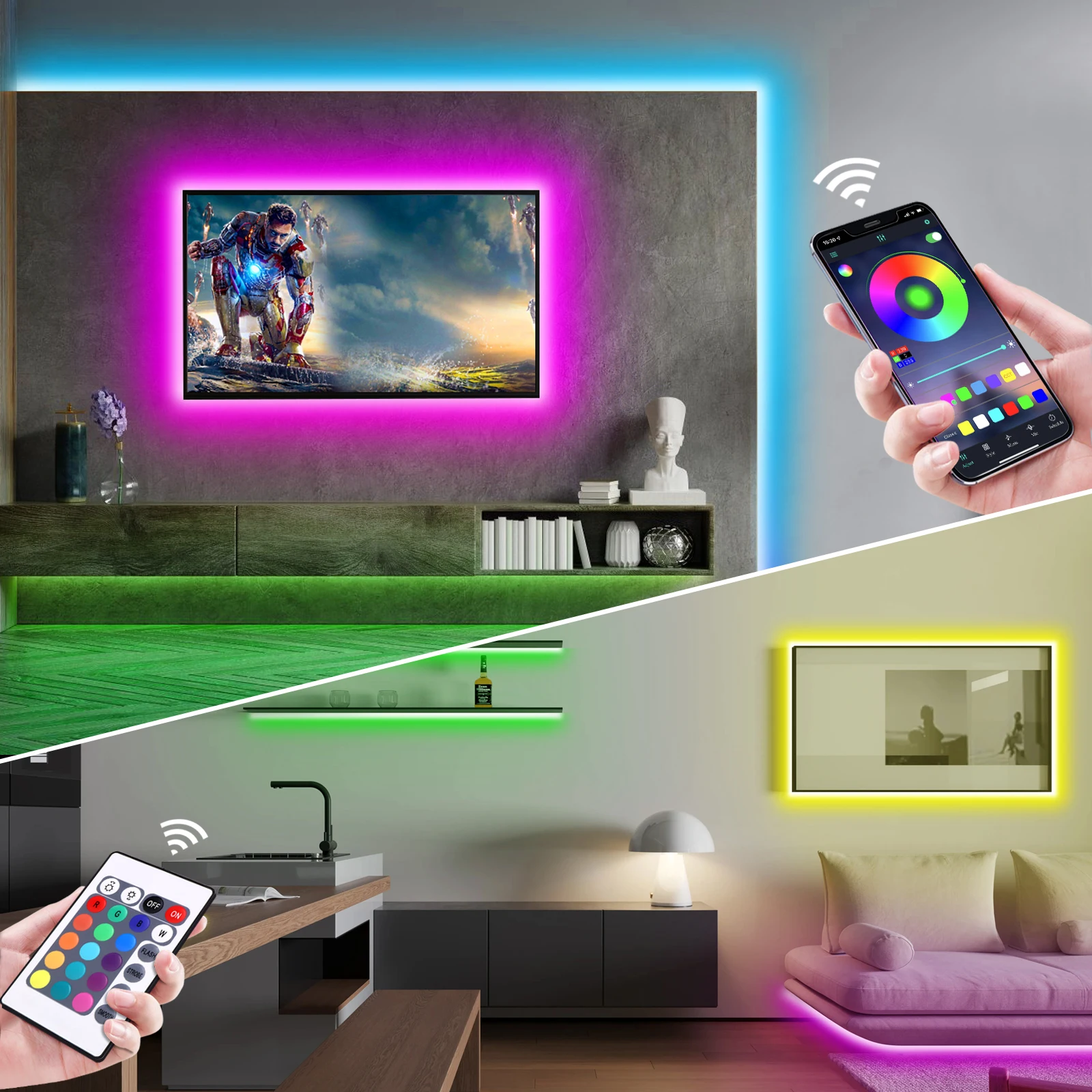 1-5m RGB LED Neon Strip Light  - Lighting Decor Home avaliação e preço